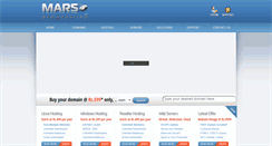 Desktop Screenshot of marswebhosting.com